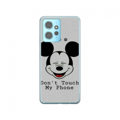 Husa personalizata tip carcasa HQPrint pentru Xiaomi Redmi Note 12 Pro 5G, model Dont Touch my Phone 3, multicolor, S1D1M0123