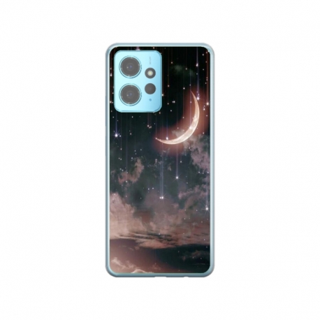 Husa personalizata tip carcasa HQPrint pentru Xiaomi Redmi Note 12 Pro 5G, model Falling Stars, multicolor, S1D1M0269