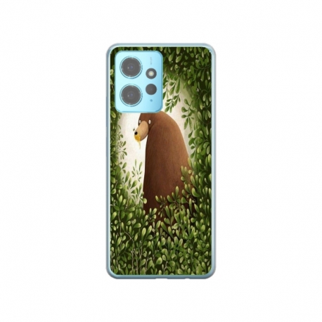 Husa personalizata tip carcasa HQPrint pentru Xiaomi Redmi Note 12 Pro 5G, model Bear, multicolor, S1D1M0312