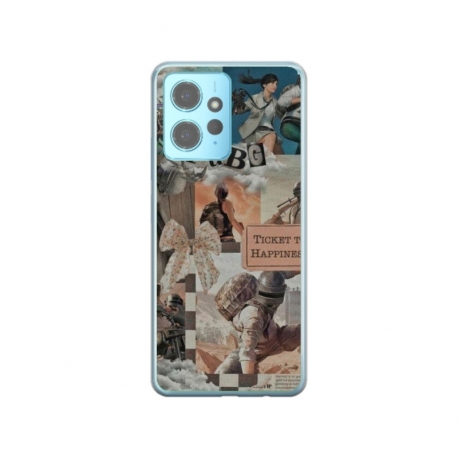 Husa personalizata tip carcasa HQPrint pentru Xiaomi Redmi Note 12 Pro 5G, model PUBG 2, multicolor, S1D1M0363