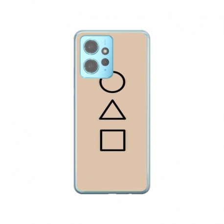 Husa personalizata tip carcasa HQPrint pentru Xiaomi Redmi Note 12 Pro Plus 4G, model Squid Game 1, multicolor, S1D1M0173