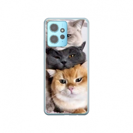 Husa personalizata tip carcasa HQPrint pentru Xiaomi Redmi Note 12 Pro Plus 5G, model Cats, multicolor, S1D1M0116