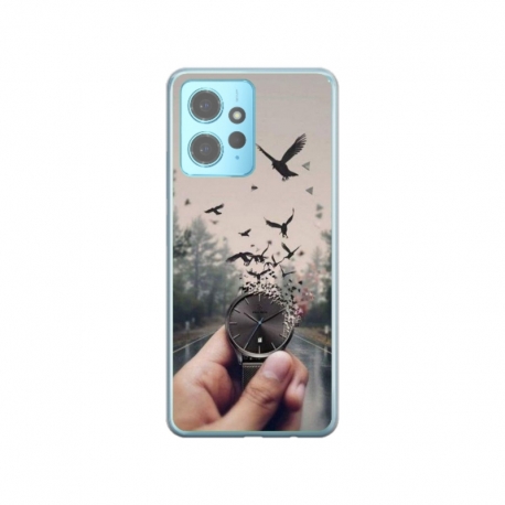 Husa personalizata tip carcasa HQPrint pentru Xiaomi Redmi Note 12 Pro Plus 5G, model Time Flies 2, multicolor, S1D1M0365