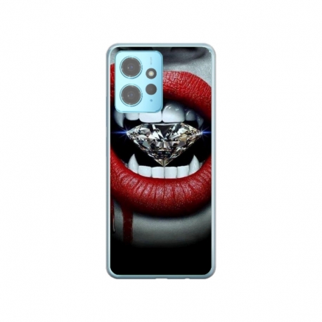 Husa personalizata tip carcasa HQPrint pentru Xiaomi Redmi Note 12 Pro Plus 5G, model Diamond Vampire, multicolor, S1D1M0370