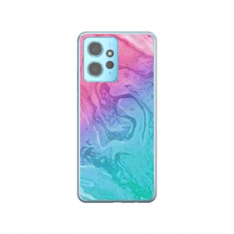 Husa personalizata tip carcasa HQPrint pentru Xiaomi Redmi Note 12 Pro Plus 5G, model Colorful Mess, multicolor, S1D1M0374