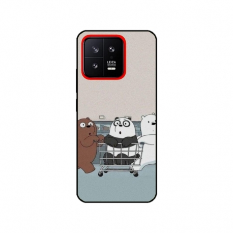 Husa personalizata tip carcasa HQPrint pentru Xiaomi 13, model Bears 1, multicolor, S1D1M0003