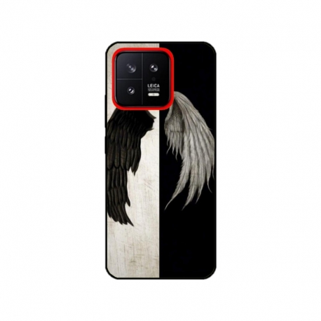 Husa personalizata tip carcasa HQPrint pentru Xiaomi 13, model Angel Wings, multicolor, S1D1M0004