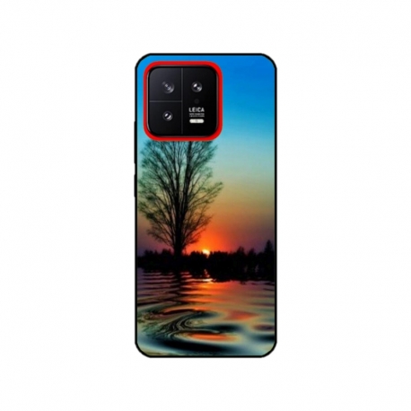 Husa personalizata tip carcasa HQPrint pentru Xiaomi 13, model Apus, multicolor, S1D1M0006