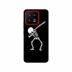 Husa personalizata tip carcasa HQPrint pentru Xiaomi 13, model Dab Skeleton, multicolor, S1D1M0034