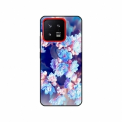 Husa personalizata tip carcasa HQPrint pentru Xiaomi 13, model Flowers 2, multicolor, S1D1M0038