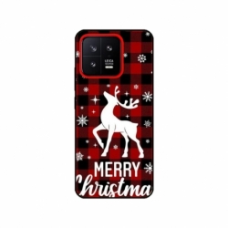 Husa personalizata tip carcasa HQPrint pentru Xiaomi 13, model Merry Christmas Reindeer 2, multicolor, S1D1M0050