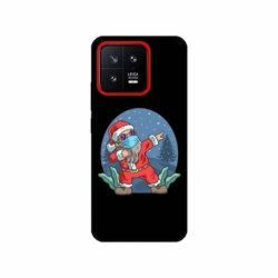 Husa personalizata tip carcasa HQPrint pentru Xiaomi 13, model Covid Santa, multicolor, S1D1M0055