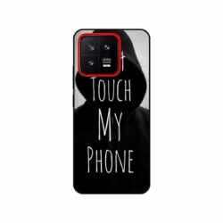 Husa personalizata tip carcasa HQPrint pentru Xiaomi 13, model Dont touch my phone 2, multicolor, S1D1M0065