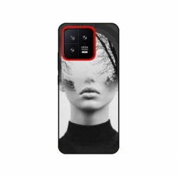 Husa personalizata tip carcasa HQPrint pentru Xiaomi 13, model Abstract Lady, multicolor, S1D1M0066