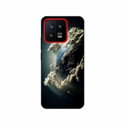 Husa personalizata tip carcasa HQPrint pentru Xiaomi 13, model Cloudy Earth, multicolor, S1D1M0067