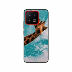 Husa personalizata tip carcasa HQPrint pentru Xiaomi 13, model Giraffe 2, multicolor, S1D1M0096