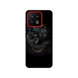 Husa personalizata tip carcasa HQPrint pentru Xiaomi 13, model Black Cat 4, multicolor, S1D1M0097