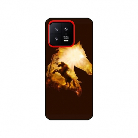 Husa personalizata tip carcasa HQPrint pentru Xiaomi 13, model Horse 1, multicolor, S1D1M0098