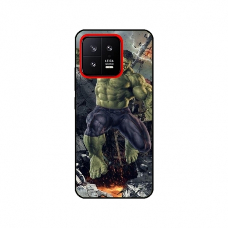 Husa personalizata tip carcasa HQPrint pentru Xiaomi 13, model Hulk 1, multicolor, S1D1M0099