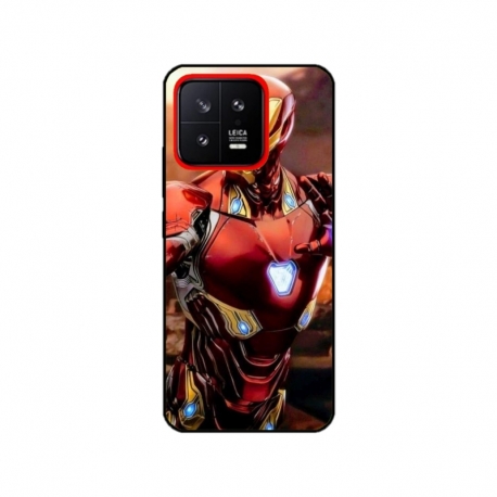 Husa personalizata tip carcasa HQPrint pentru Xiaomi 13, model Iron Man 1, multicolor, S1D1M0102