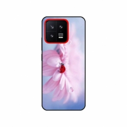 Husa personalizata tip carcasa HQPrint pentru Xiaomi 13, model Flowers 5, multicolor, S1D1M0114