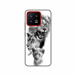 Husa personalizata tip carcasa HQPrint pentru Xiaomi 13, model Lion 3, multicolor, S1D1M0118