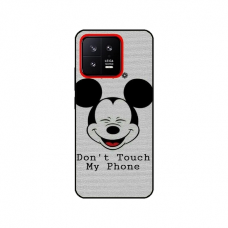 Husa personalizata tip carcasa HQPrint pentru Xiaomi 13, model Dont Touch my Phone 3, multicolor, S1D1M0123