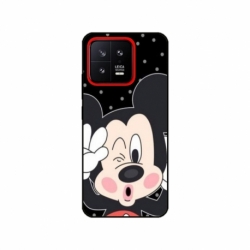 Husa personalizata tip carcasa HQPrint pentru Xiaomi 13, model Mickey 1, multicolor, S1D1M0124