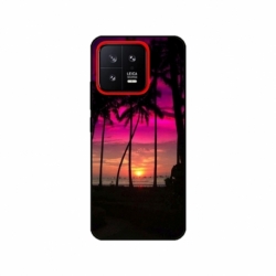 Husa personalizata tip carcasa HQPrint pentru Xiaomi 13, model Beach View 1, multicolor, S1D1M0136