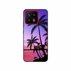 Husa personalizata tip carcasa HQPrint pentru Xiaomi 13, model Beach View 2, multicolor, S1D1M0137