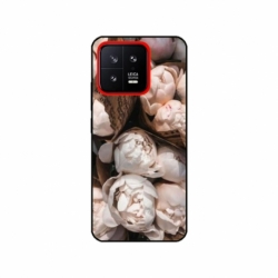 Husa personalizata tip carcasa HQPrint pentru Xiaomi 13, model Flowers 6, multicolor, S1D1M0139