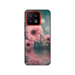Husa personalizata tip carcasa HQPrint pentru Xiaomi 13, model Flowers 7, multicolor, S1D1M0140
