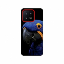 Husa personalizata tip carcasa HQPrint pentru Xiaomi 13, model Blue Parrot, multicolor, S1D1M0145