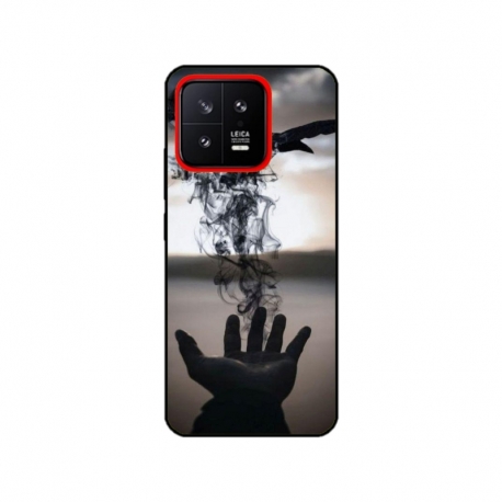 Husa personalizata tip carcasa HQPrint pentru Xiaomi 13, model Black Magic, multicolor, S1D1M0152