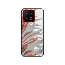 Husa personalizata tip carcasa HQPrint pentru Xiaomi 13, model Leaf Design 4, multicolor, S1D1M0155