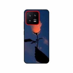 Husa personalizata tip carcasa HQPrint pentru Xiaomi 13, model Sky Flower, multicolor, S1D1M0159