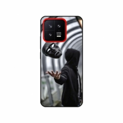 Husa personalizata tip carcasa HQPrint pentru Xiaomi 13, model Mask, multicolor, S1D1M0199