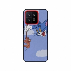 Husa personalizata tip carcasa HQPrint pentru Xiaomi 13, model Tom and Jerry 1, multicolor, S1D1M0203