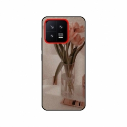 Husa personalizata tip carcasa HQPrint pentru Xiaomi 13, model Flowers 14, multicolor, S1D1M0208