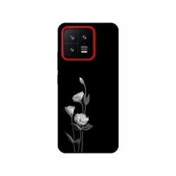 Husa personalizata tip carcasa HQPrint pentru Xiaomi 13, model Abstract Flowers, multicolor, S1D1M0216