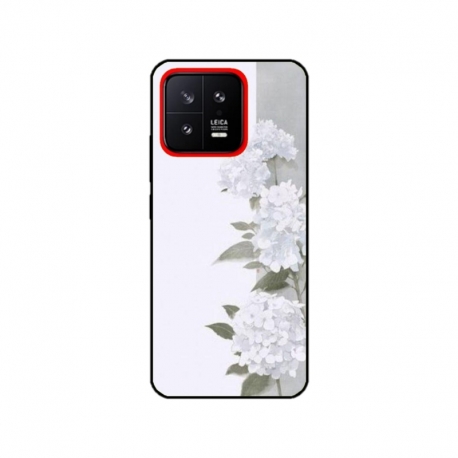 Husa personalizata tip carcasa HQPrint pentru Xiaomi 13, model Flowers 16, multicolor, S1D1M0217