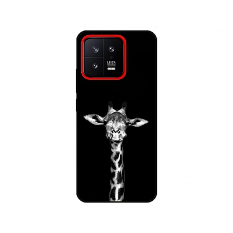 Husa personalizata tip carcasa HQPrint pentru Xiaomi 13, model Giraffe 3, multicolor, S1D1M0222