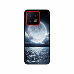 Husa personalizata tip carcasa HQPrint pentru Xiaomi 13, model Moon Sky, multicolor, S1D1M0228