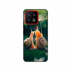 Husa personalizata tip carcasa HQPrint pentru Xiaomi 13, model Snail, multicolor, S1D1M0231
