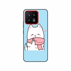 Husa personalizata tip carcasa HQPrint pentru Xiaomi 13, model Cute Puppy, multicolor, S1D1M0232