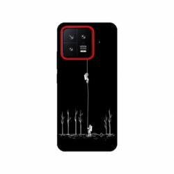 Husa personalizata tip carcasa HQPrint pentru Xiaomi 13, model Climbing to the Moon, multicolor, S1D1M0233