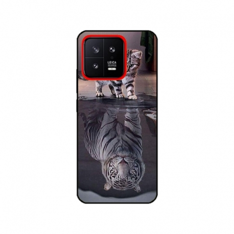 Husa personalizata tip carcasa HQPrint pentru Xiaomi 13, model Tiger, multicolor, S1D1M0242