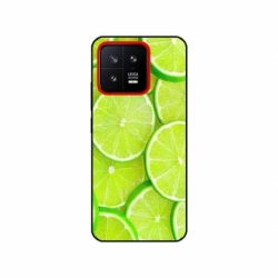 Husa personalizata tip carcasa HQPrint pentru Xiaomi 13, model Lime, multicolor, S1D1M0253