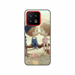 Husa personalizata tip carcasa HQPrint pentru Xiaomi 13, model Kiss, multicolor, S1D1M0259