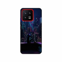 Husa personalizata tip carcasa HQPrint pentru Xiaomi 13, model Neon City, multicolor, S1D1M0260